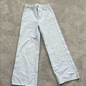Copper Key Light Gray Wide-Leg Jeans